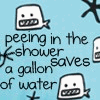 Peeing in the Shower