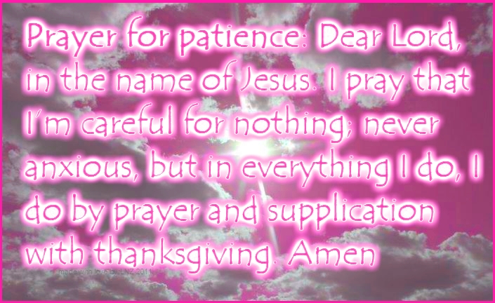 patience prayer