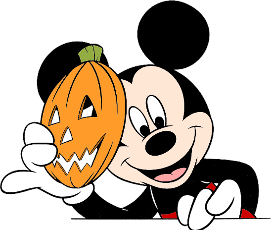 Mickey With A Pumpkin