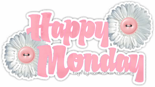 Happy Monday (in Glitter Text)