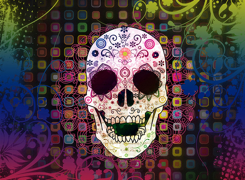 dia de muertos calavera