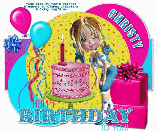Happy Birthday  Christy