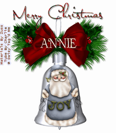 Merry Christmas. Annie