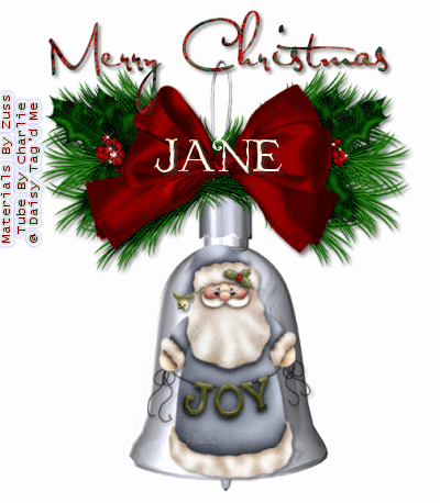 Merry Christmas. Jane