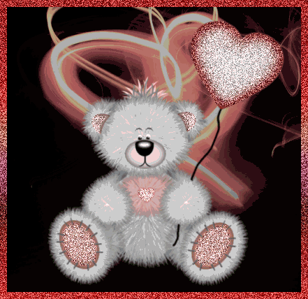 Pink Balloon Teddy Bear