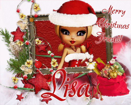 Merry Christmas Friend-Lisa