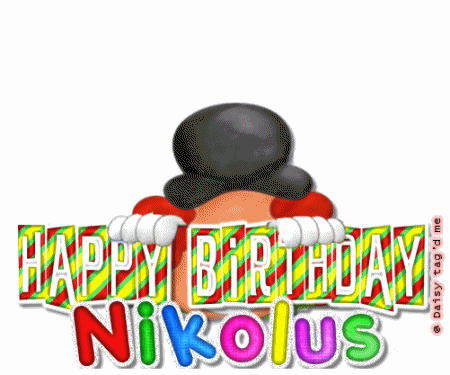 Happy Birthday Nikolus