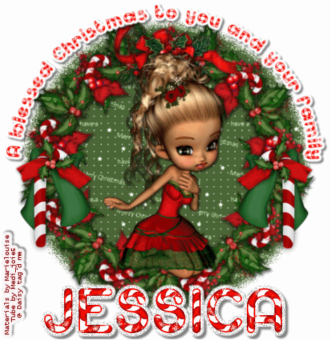 Wishing you a blessed xmas.Jessica