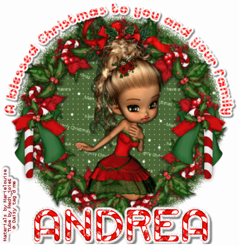 Wishing you a blessed xmas.Andrea