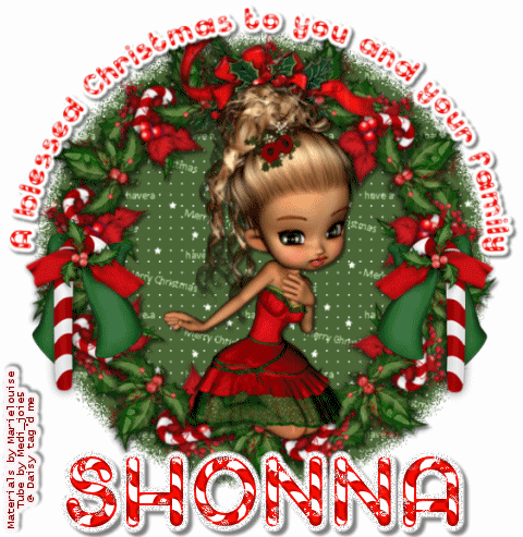 Wishing you a blessed xmas.Shonna