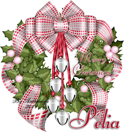 Merry Christmas wreath-Pelia