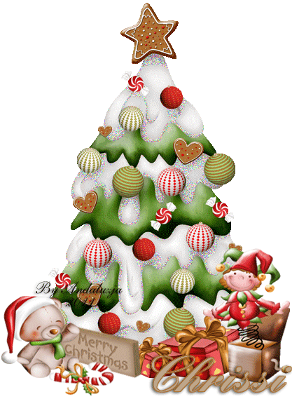 North Pole Tree Merry Christmas-Chrissi