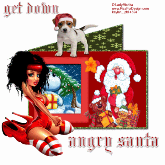 angry santa