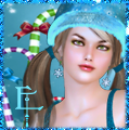 Erika-Blue xmas Icon
