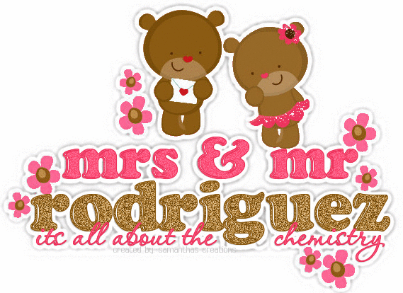 mr and mrs rodriguez: its all about the chemistry!