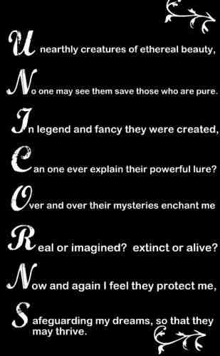 The meanings of a unicorn