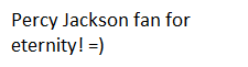 Percy Jackson