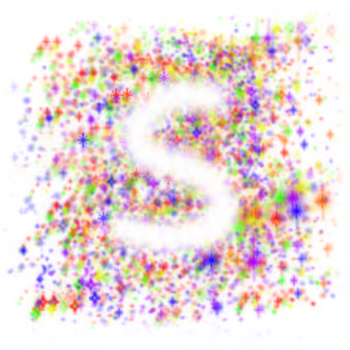 S in the mddle of Sparkles