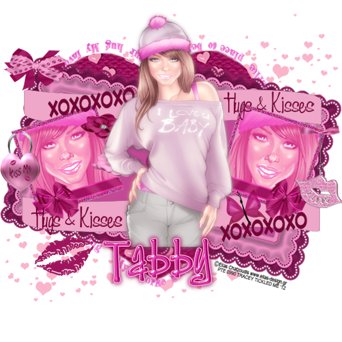 Hugs and Kisses-Tabby