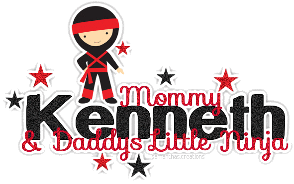 Kenneth: mommy & daddys little ninja!