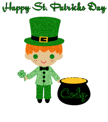 Happy St. Patrick's Day Cody