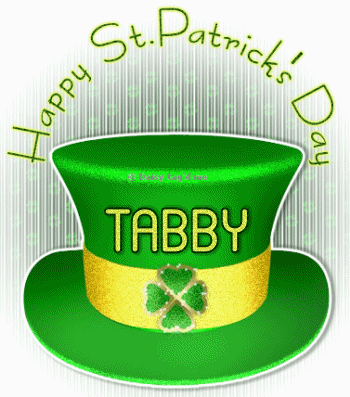 Happy St.Patrick's Day  Tabby