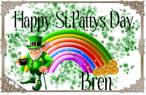 happy st. patricks day bren