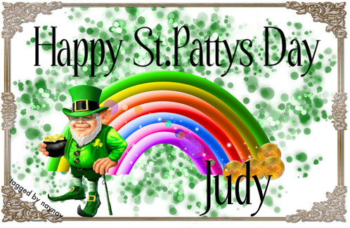 happy st. patricks day judy