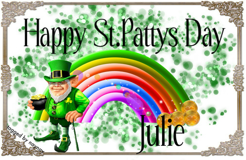 happy st. patricks day julie