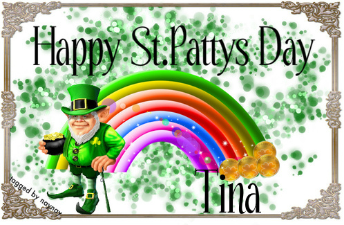 happy st. patricks day tina
