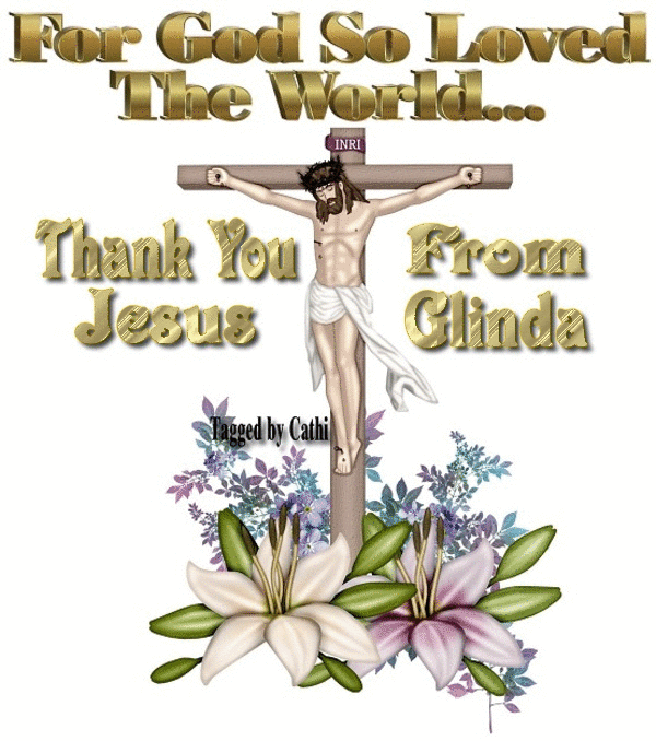 Thank you Jesus-Glinda
