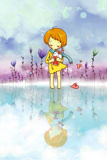 Girl Reflects