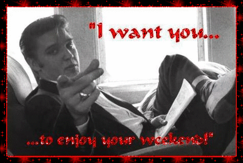 Elvis-enjoy your weekend!