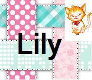 First Names Cats - Lily
