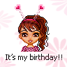 its my birthday