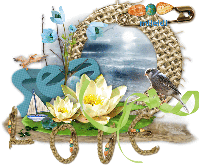 Glitter Graphics LOVE Sea