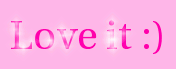 Love it : )