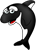 Myminipet killer whale