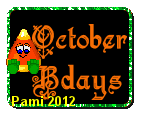 October birthdays - ggr - oct bdays
