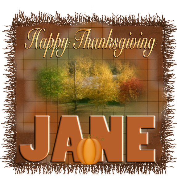 Thanksgiving Splendor - Jane