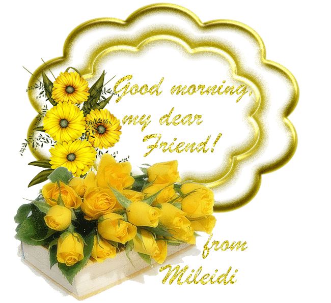 Glitter text-Good Morning