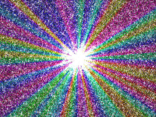 Rainbow glitter background
