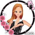 Avatar negro y rosa