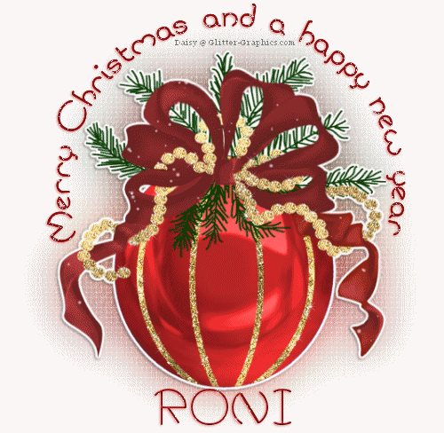 Merry X-mas & a Happy new yr.Roni