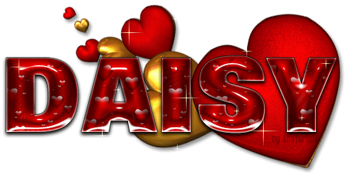 Daisy-Red Hearts