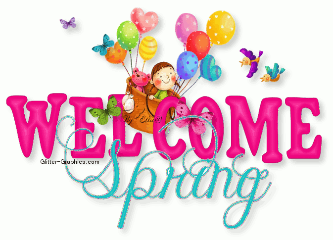 Image result for welcome spring gif