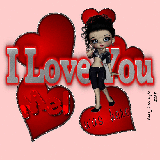 Mel - I Love You - Mel Was Here - Hearts