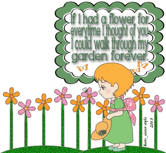 If I Had A Flower - Girl In Flowers