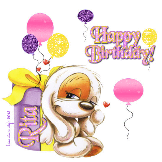 Rita - Birthday - Colorful Balloons
