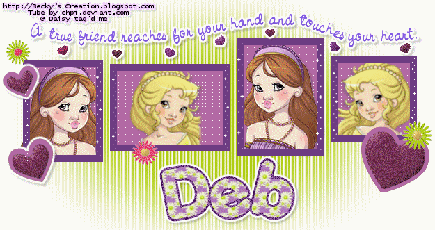 A true friend reach for your hand & touch ur heart.Deb
